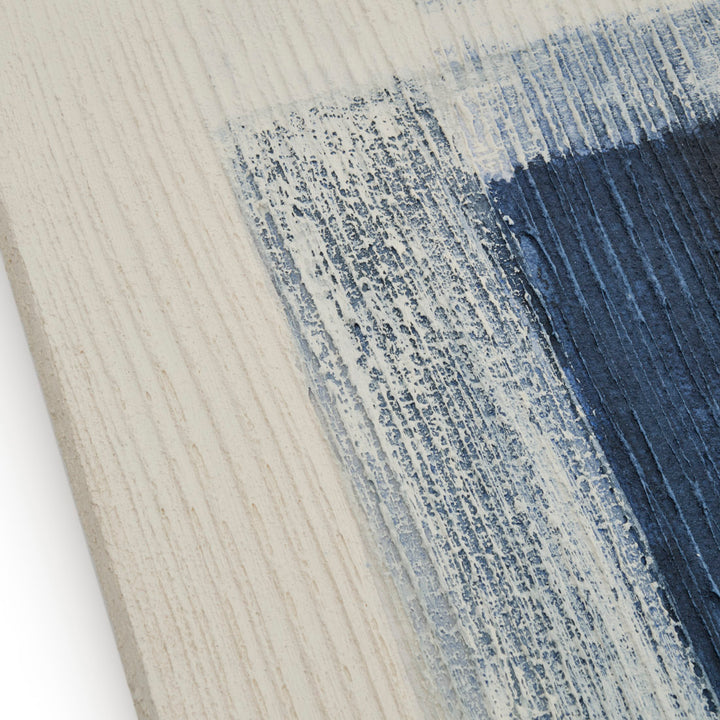 Ebiza Painting on Canvas Dark Blue