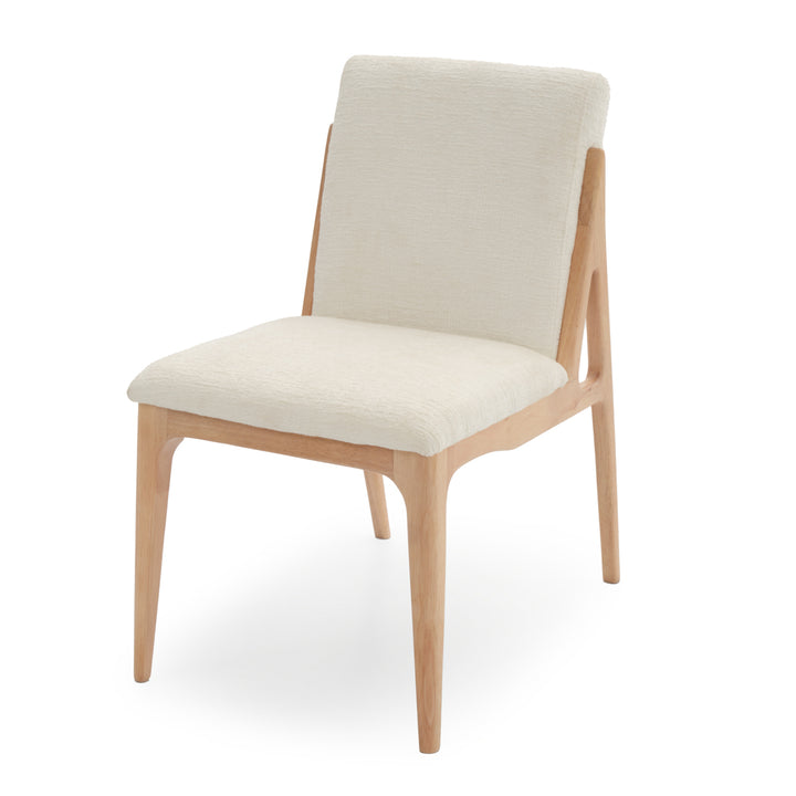 Edrina Fabric Chair White