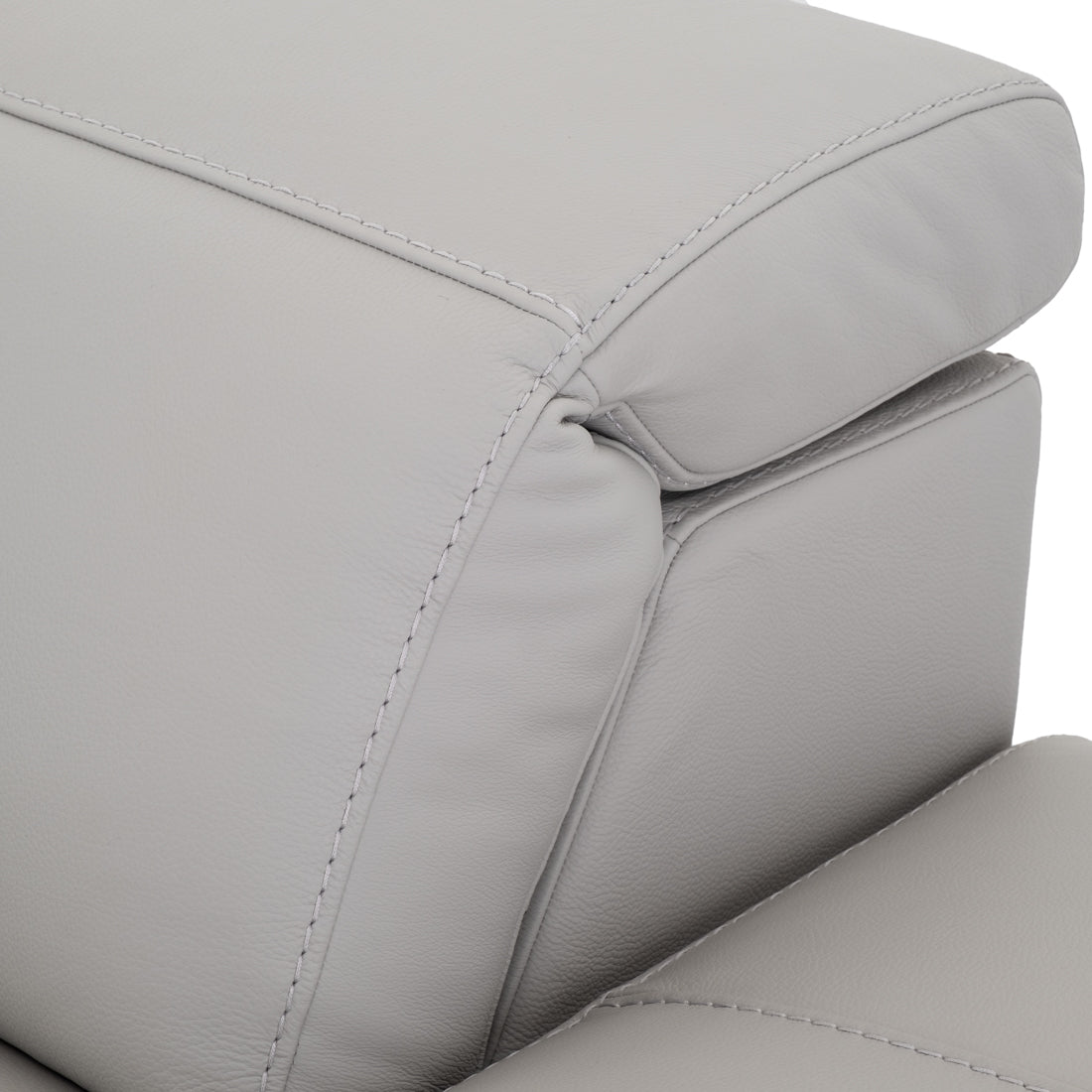 Whitmore Reclining Sectional Sofa Light Grey