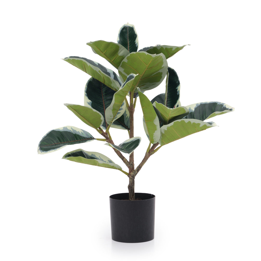 Rubber Artificial Plant Dark Green