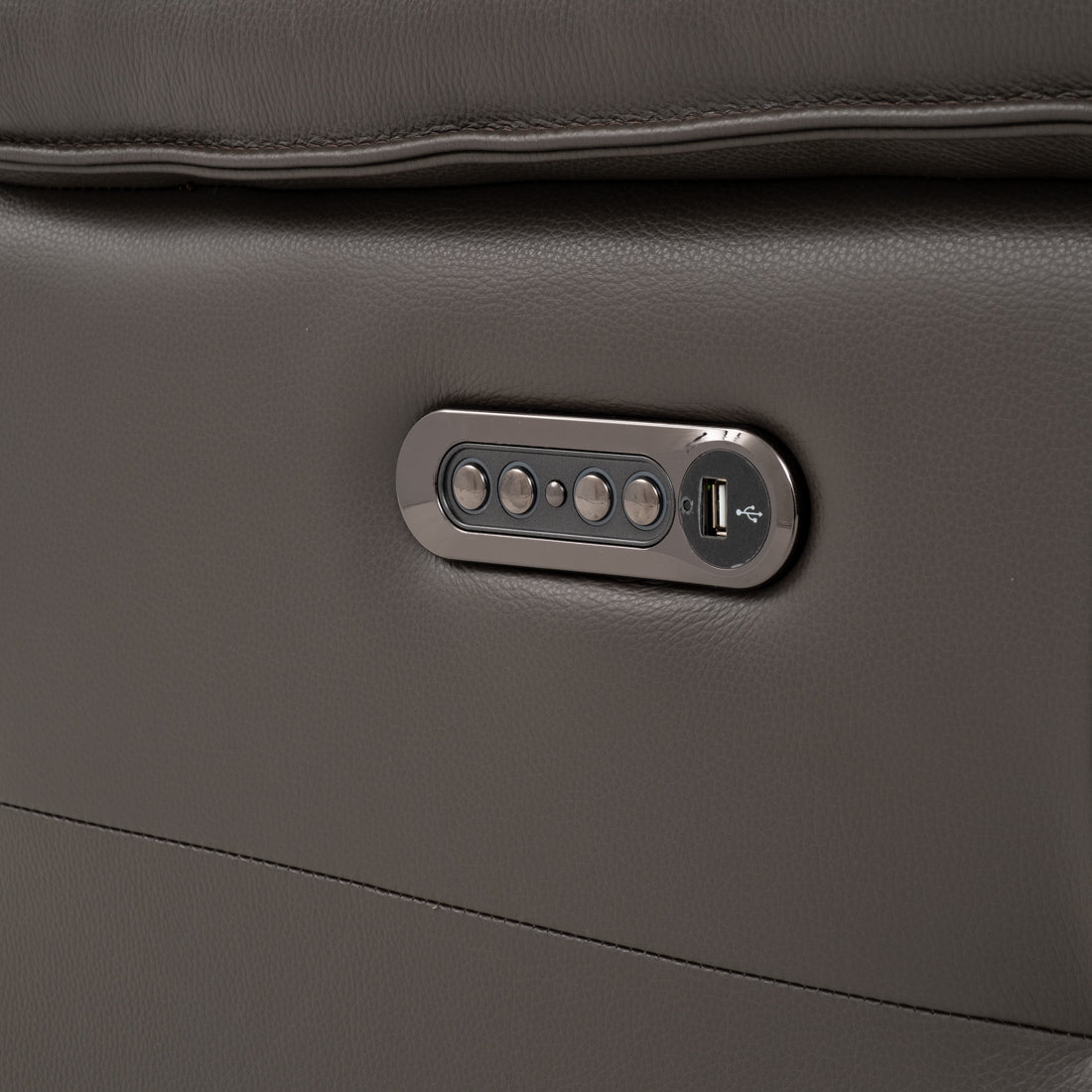 Nova Reclining Accent Chair Dark Grey
