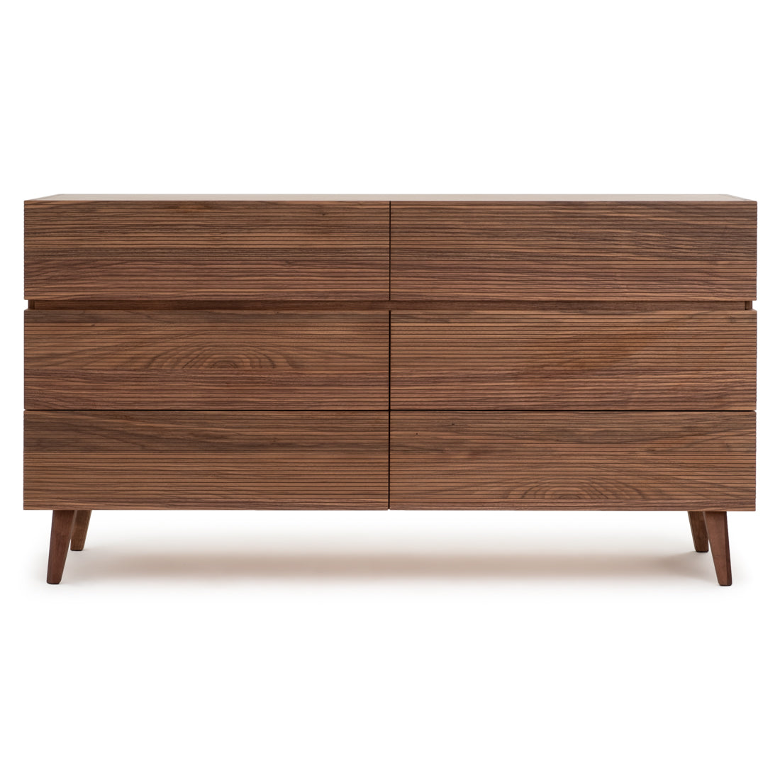 Eckhart 6-Drawer Dresser Dark Brown