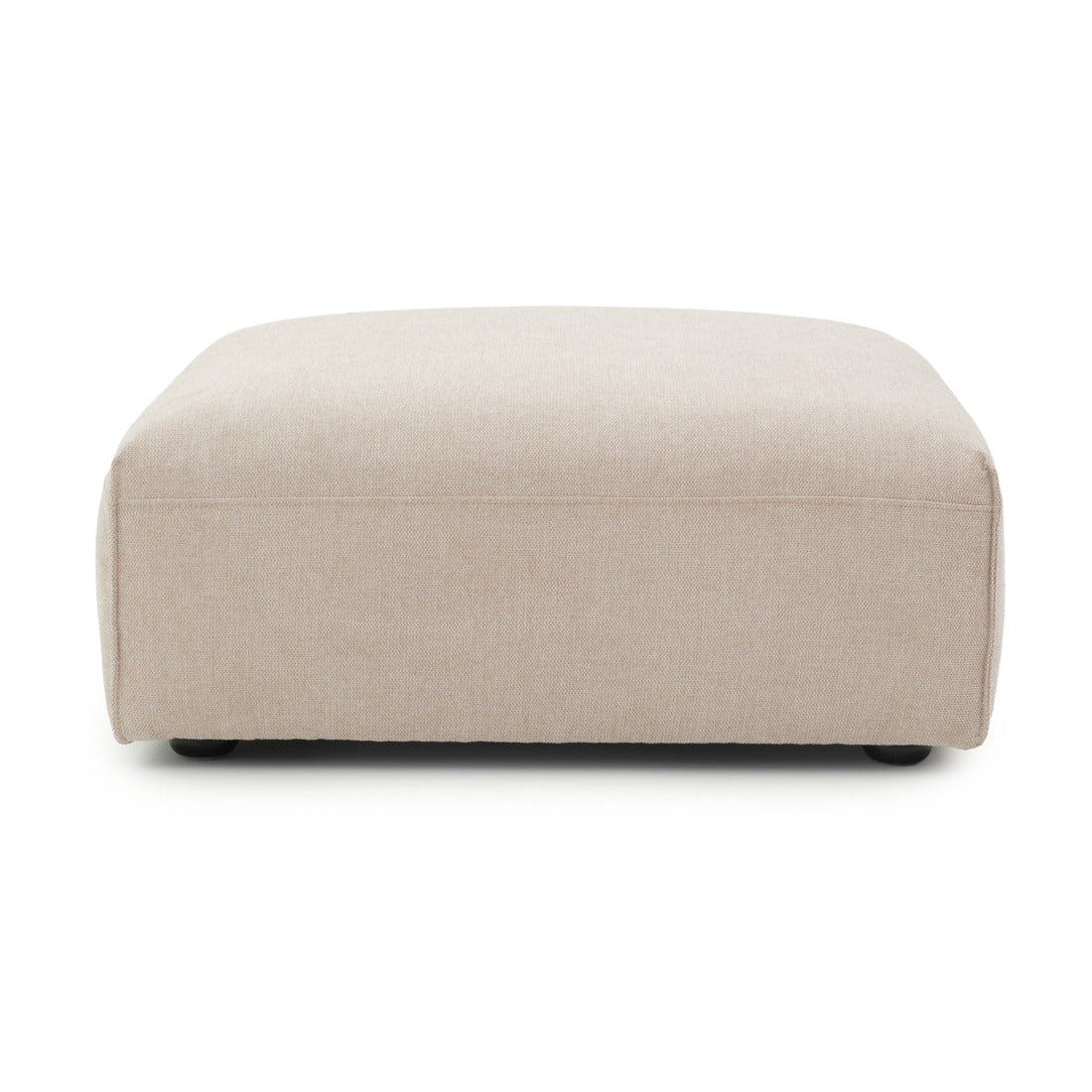 Ellemia Fabric Ottoman Beige