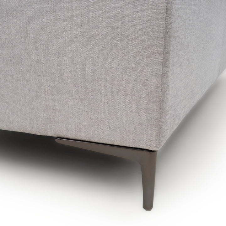 Emilia Reclining Sectional Sofa Light Grey