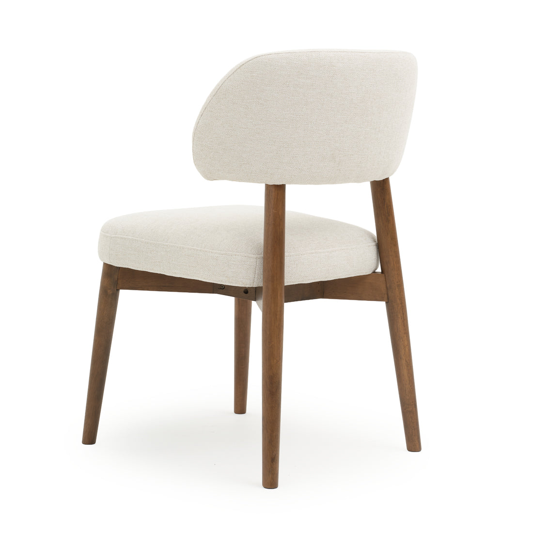Eldina Fabric Chair Off White