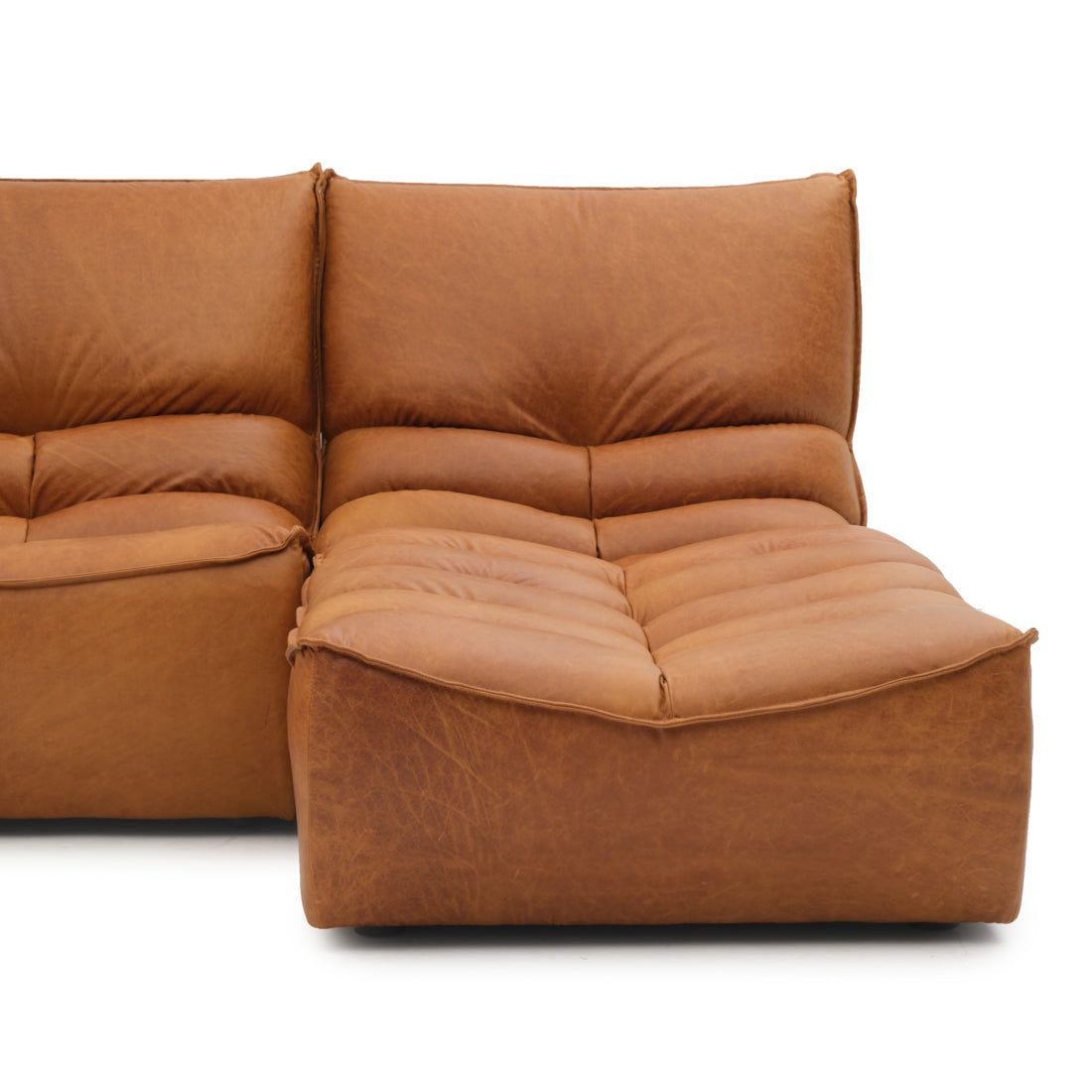 Nesto Leather Modular Set Cognac