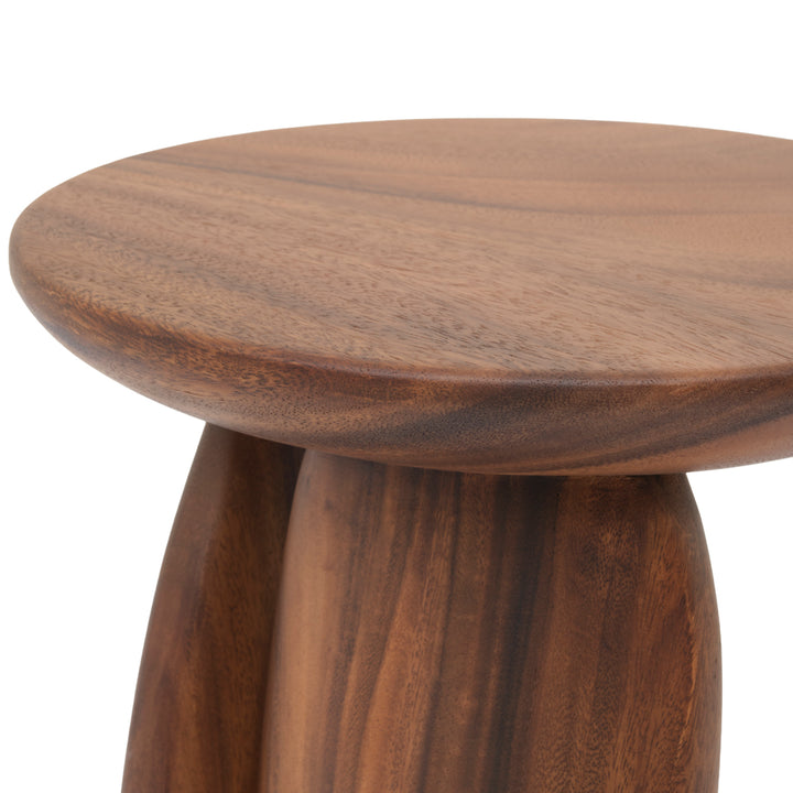 Suri Wood Accent Table Light Brown