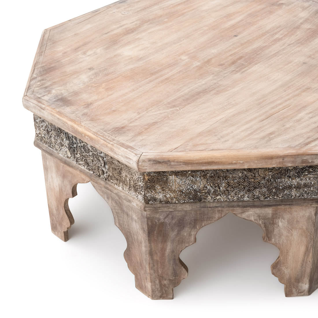 Indira Wood Coffee Table Light Brown