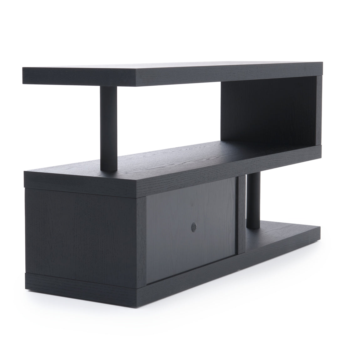 Edward Wood Bookcase Black