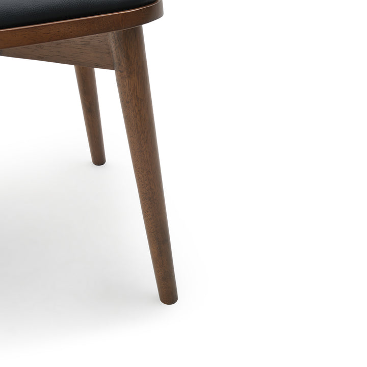Elinor Leather Chair Dark Brown
