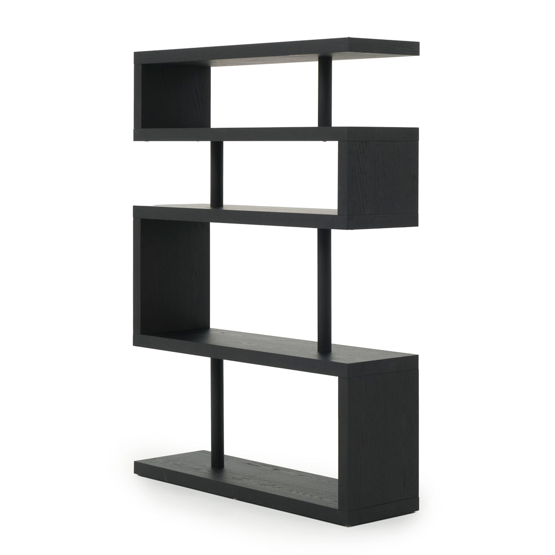 Edward Wood Bookcase Black