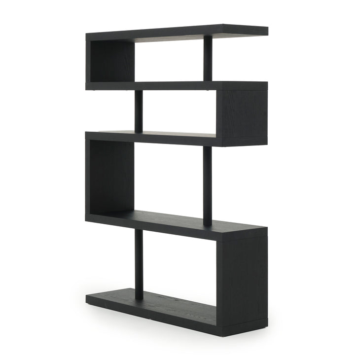 Edward Wood Bookcase Black