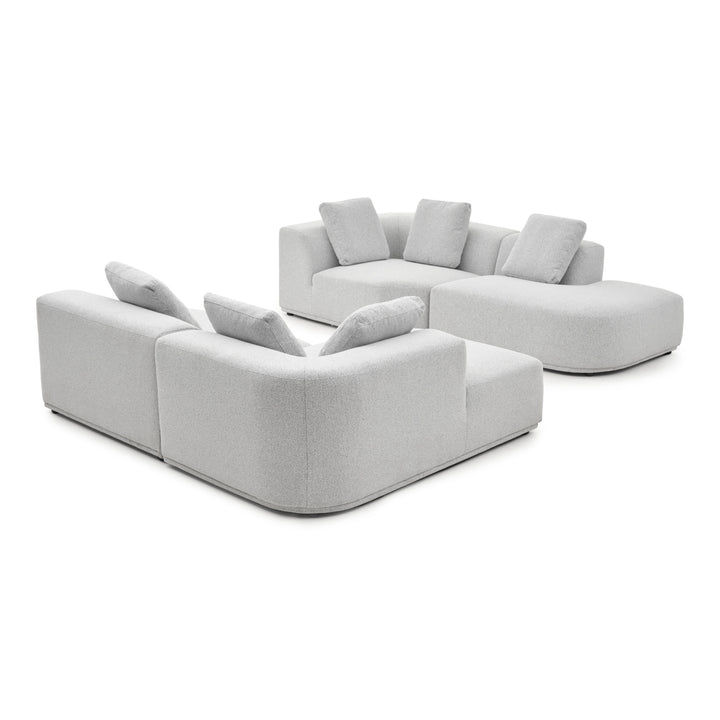 Willowdale Fabric Modular Set Light Grey