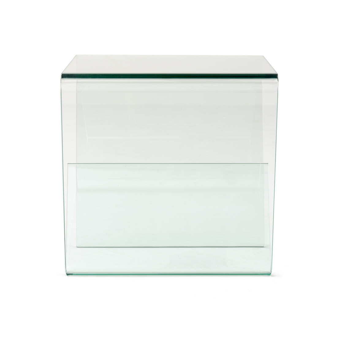 Nitaki Glass End Table Clear