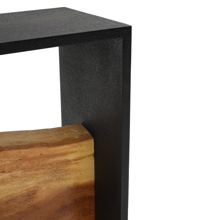 Niranda Wood Console Table Light Brown