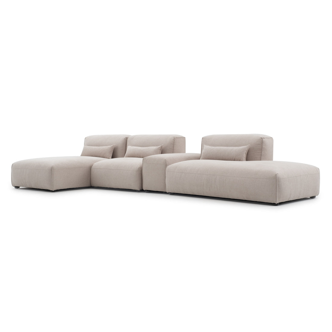 Ellemia Fabric Modular Set Beige