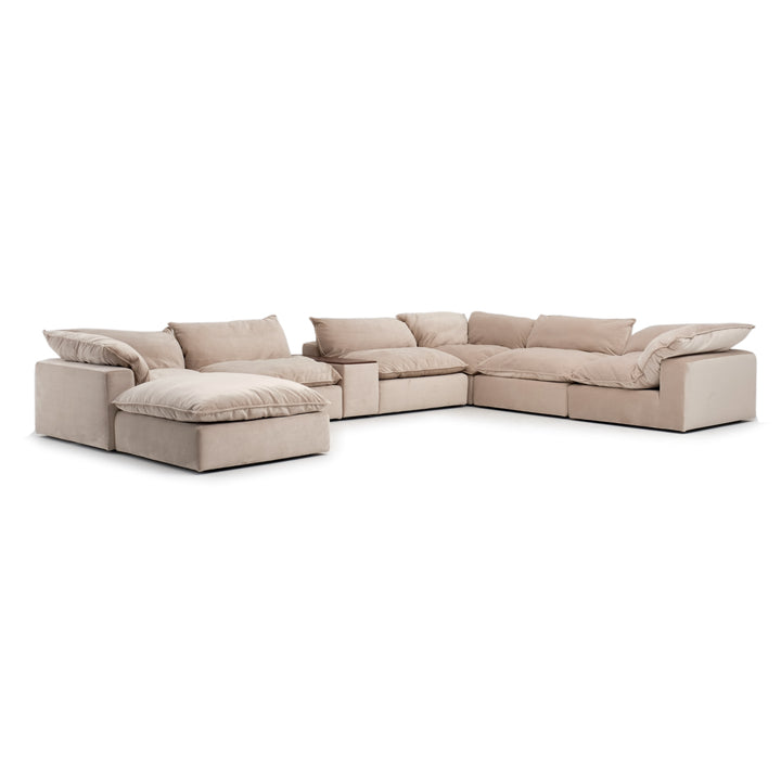Nuage Fabric Modular Set Beige