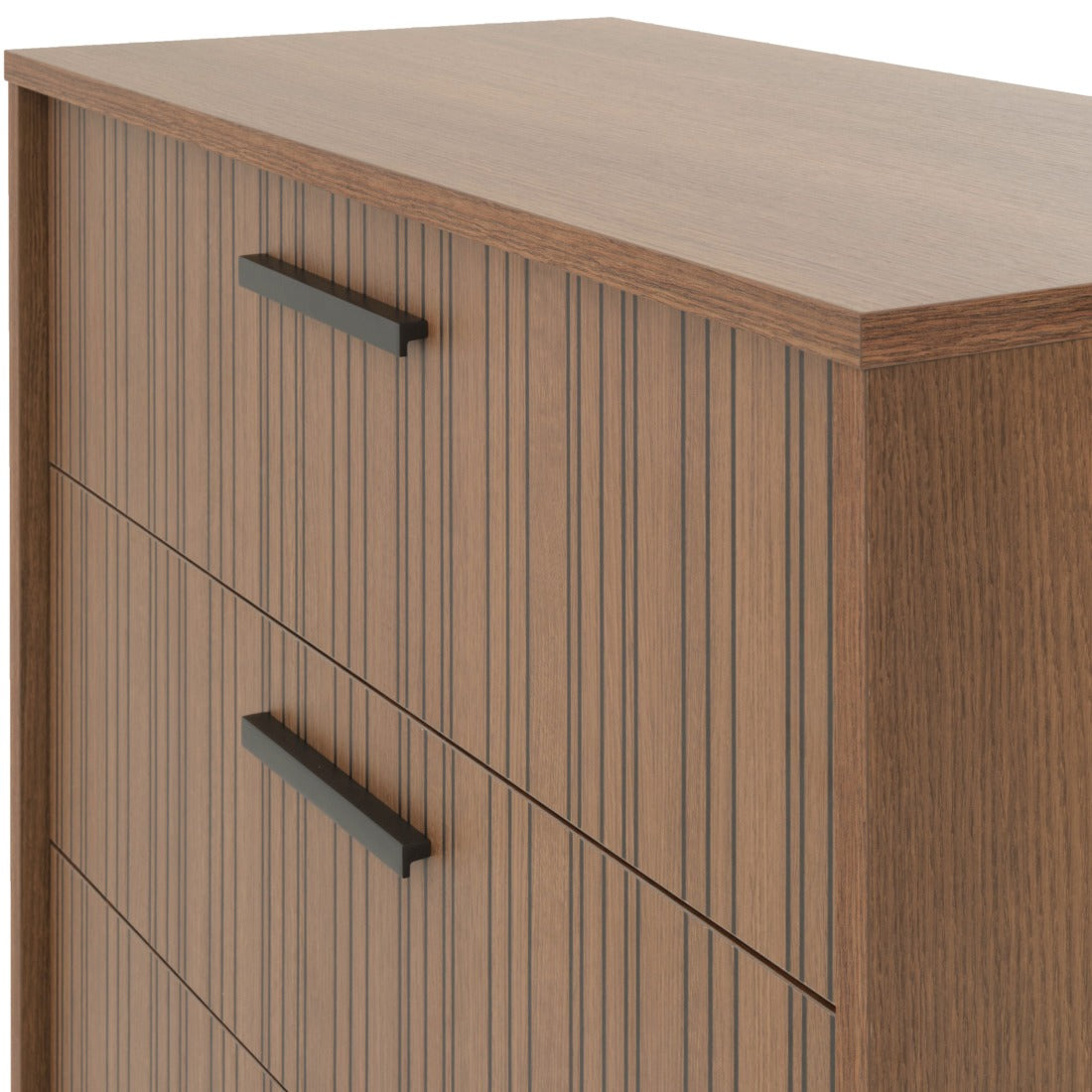 Nitmo 5-Drawer Chest Dark Brown