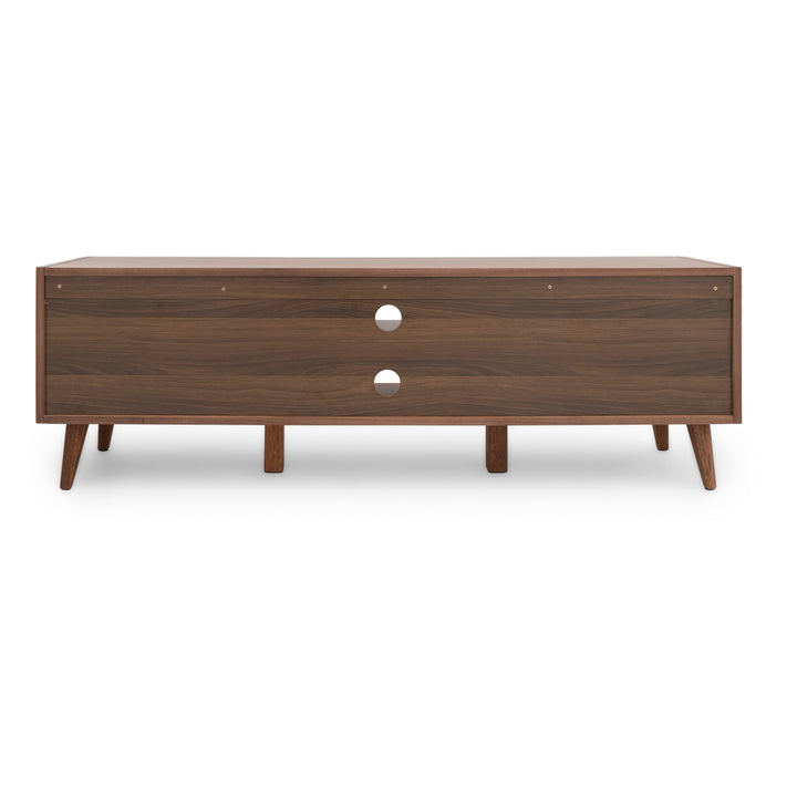 Eckhart TV and Entertainment Unit Dark Brown