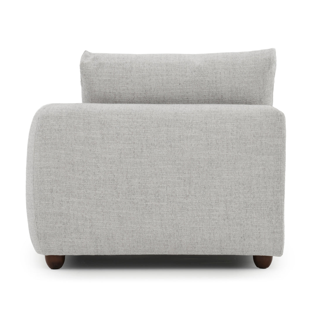 Nadal Modular Right Chair Light Grey