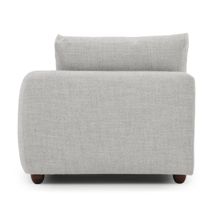 Nadal Modular Right Chair Light Grey