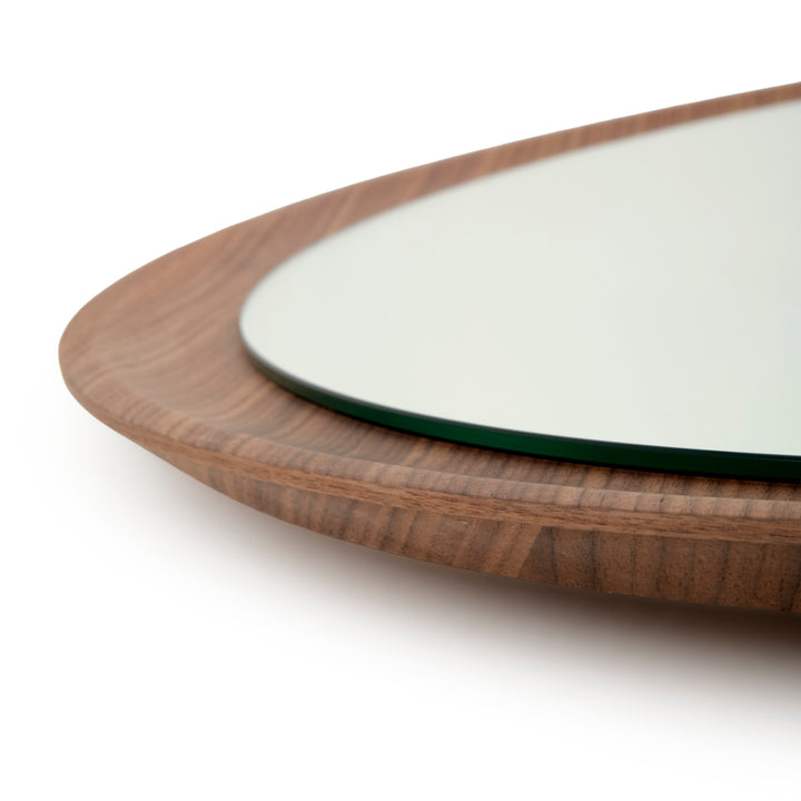 Nashira Wall Mirror Dark Brown