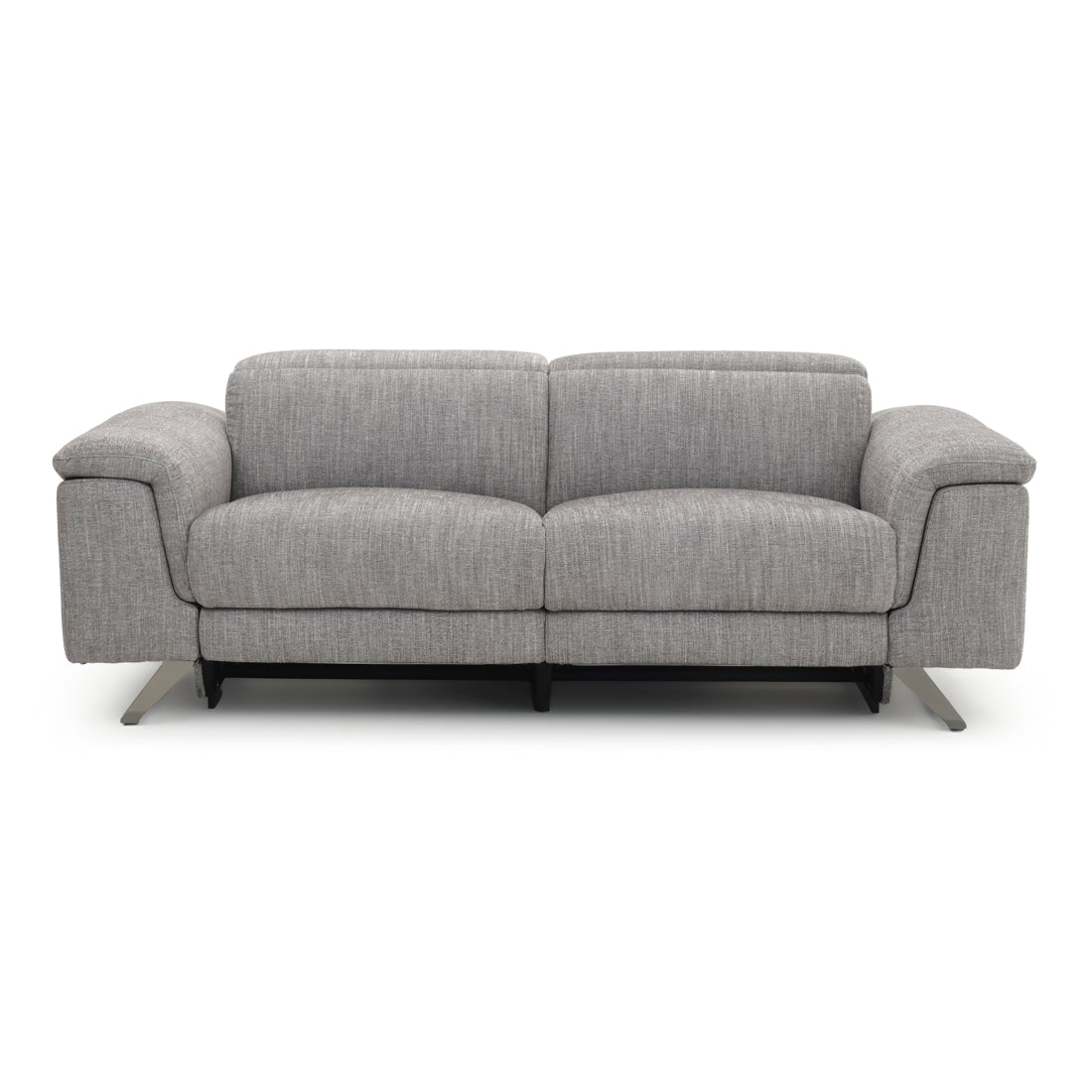Warren Fabric Reclining Sofa Dark Grey