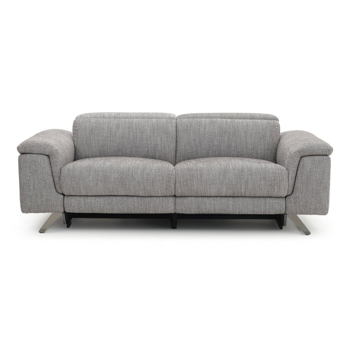 Warren Fabric Reclining Sofa Dark Grey