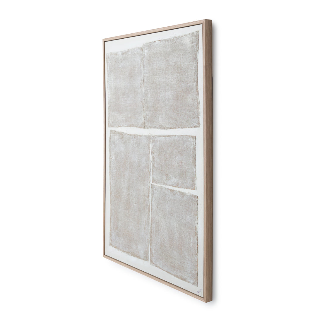 Nerium Painting on Canvas Beige