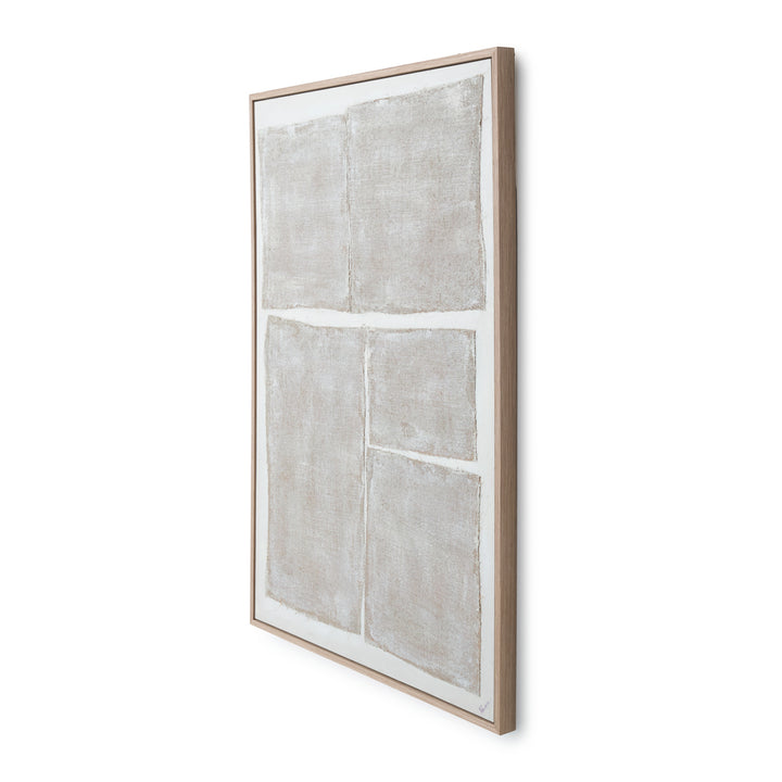 Nerium Painting on Canvas Beige