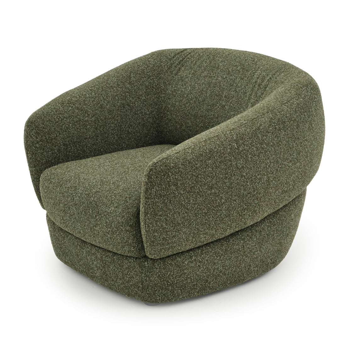 Nesla Fabric Accent Chair Dark Green