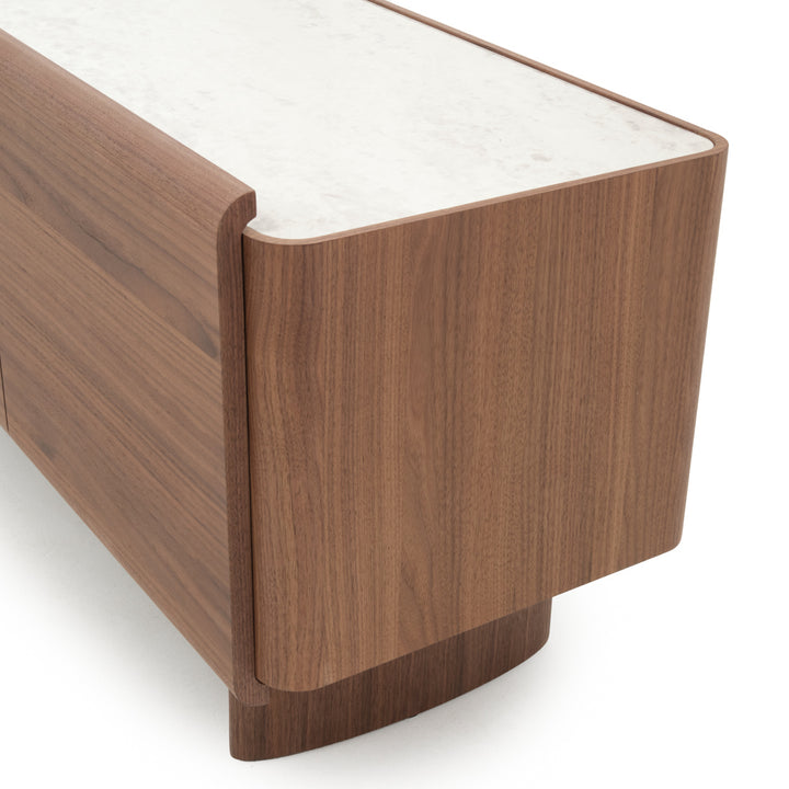 Evana TV and Entertainment Unit Dark Brown