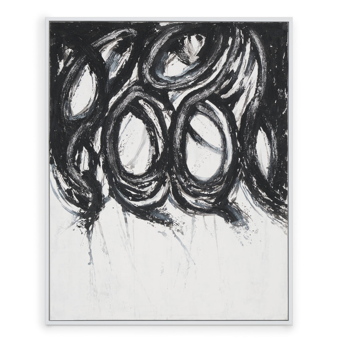 Eclat Painting on Canvas Black & White