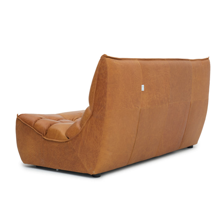 Nesto Modular Armless Loveseat Cognac