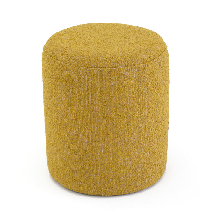 Emondi Fabric Ottoman Yellow