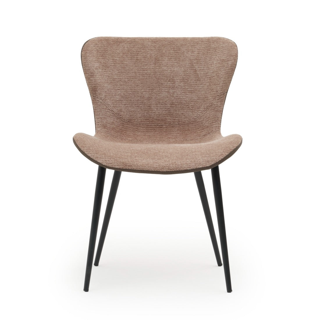 Ebina Fabric Chair Dark Brown