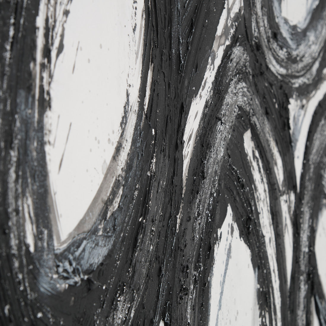 Eclat Painting on Canvas Black & White
