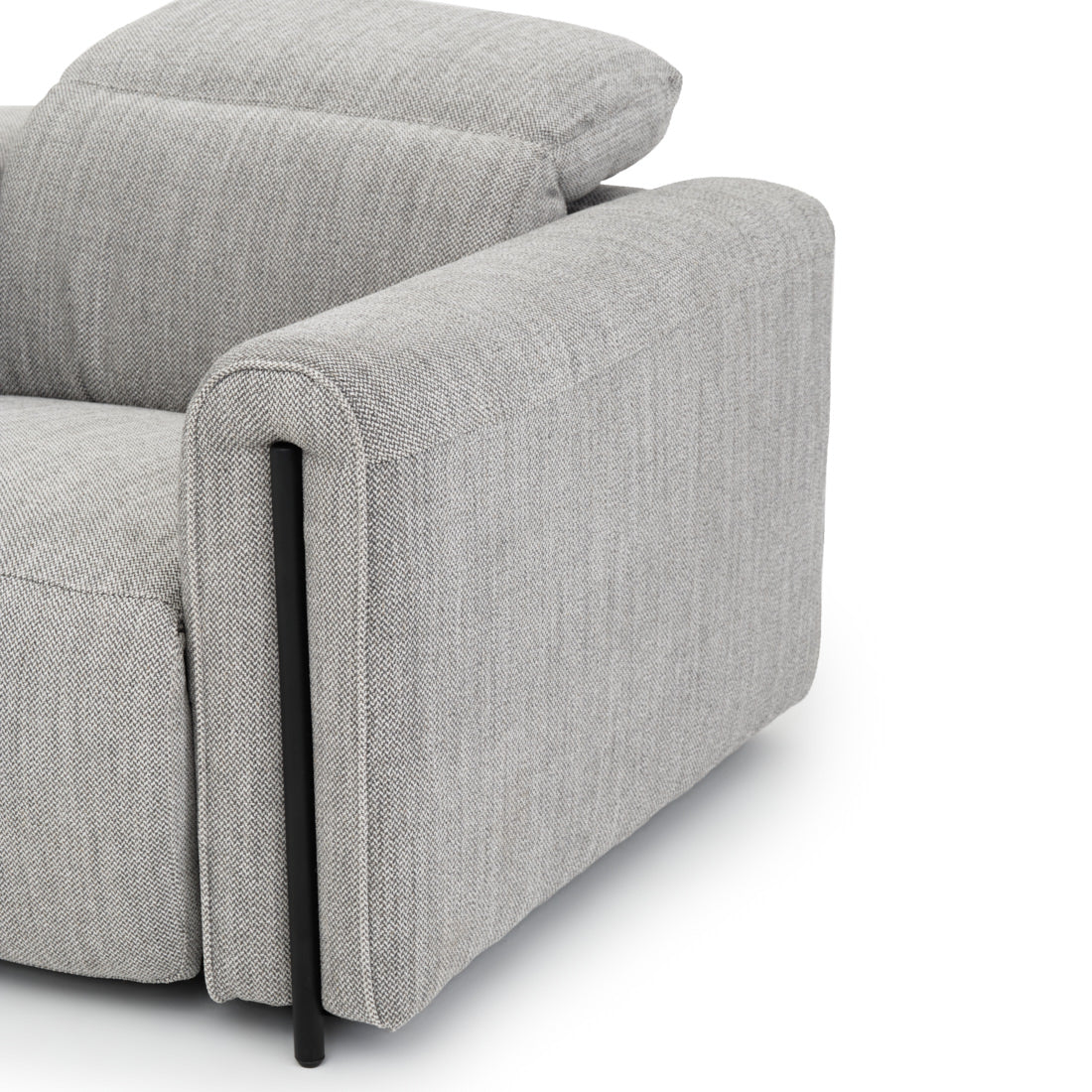 Wilnoir Reclining Accent Chair Light Grey