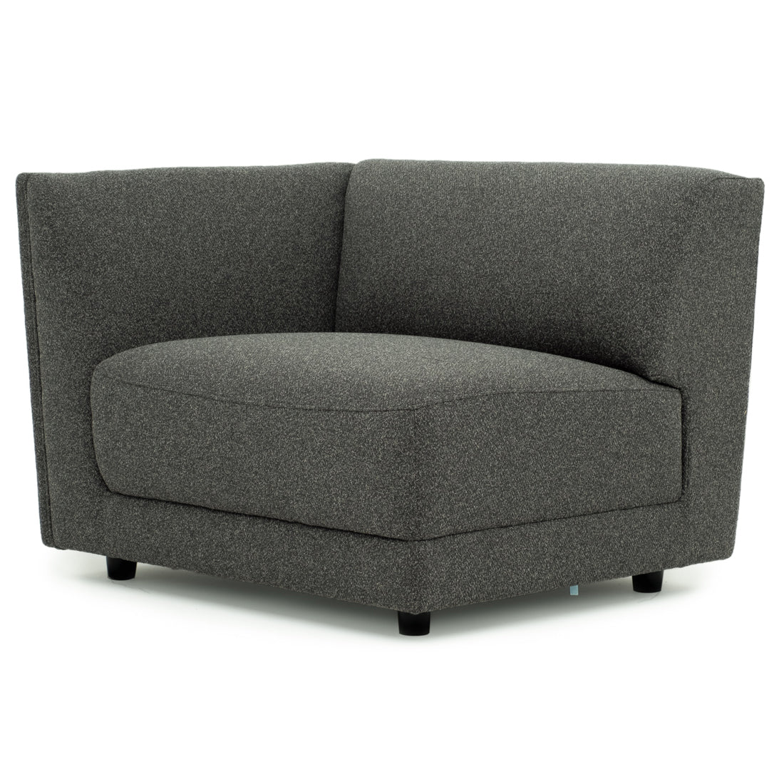 Nathan Modular Left Chair Dark Grey
