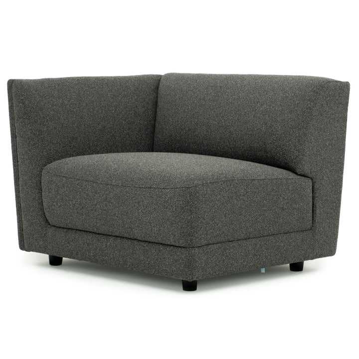 Nathan Modular Left Chair Dark Grey