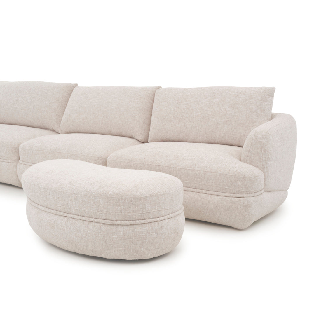 Esteli Fabric Modular Set Beige