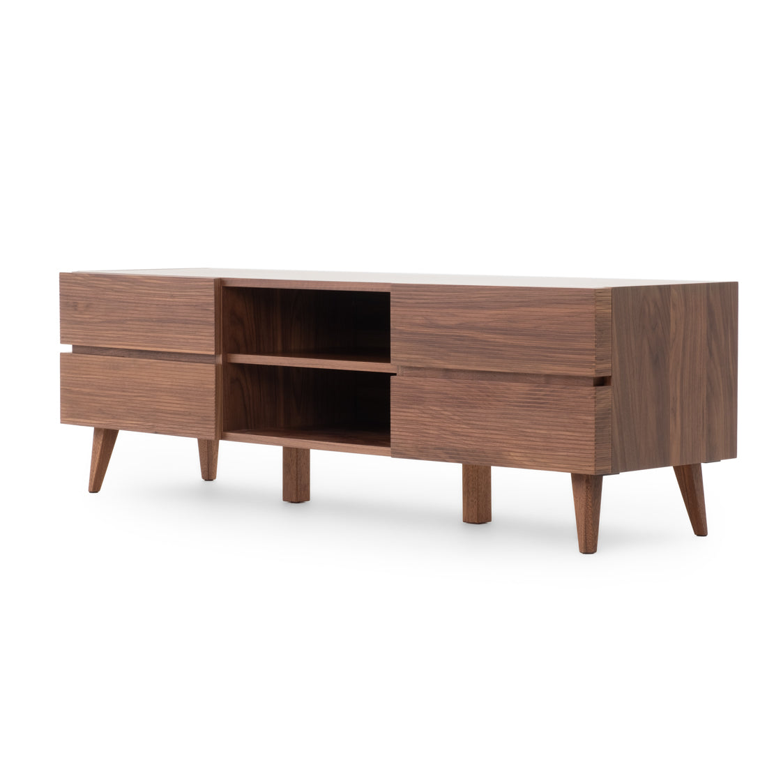 Eckhart TV and Entertainment Unit Dark Brown