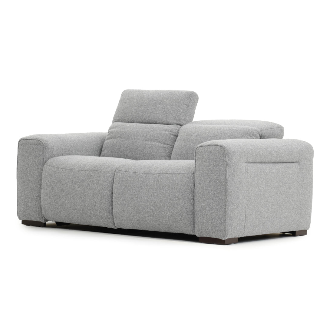 Niguel Fabric Reclining Loveseat Light Grey