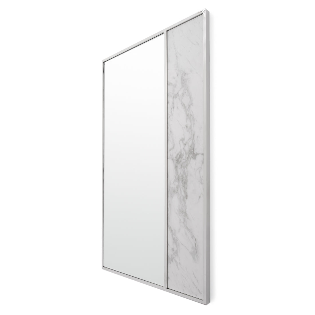 Warli Floor Mirror White