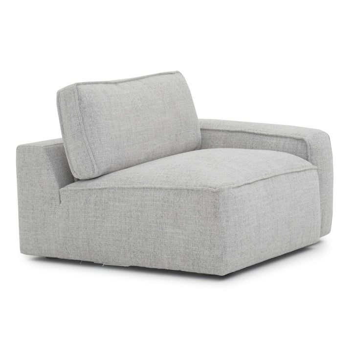 Nash Modular Right Chair Light Grey