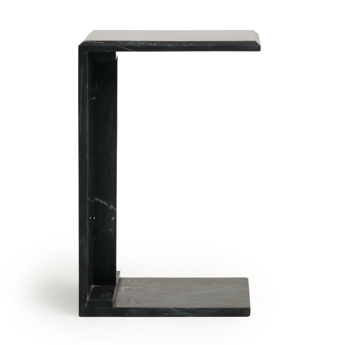 Neville Marble Accent Table Black