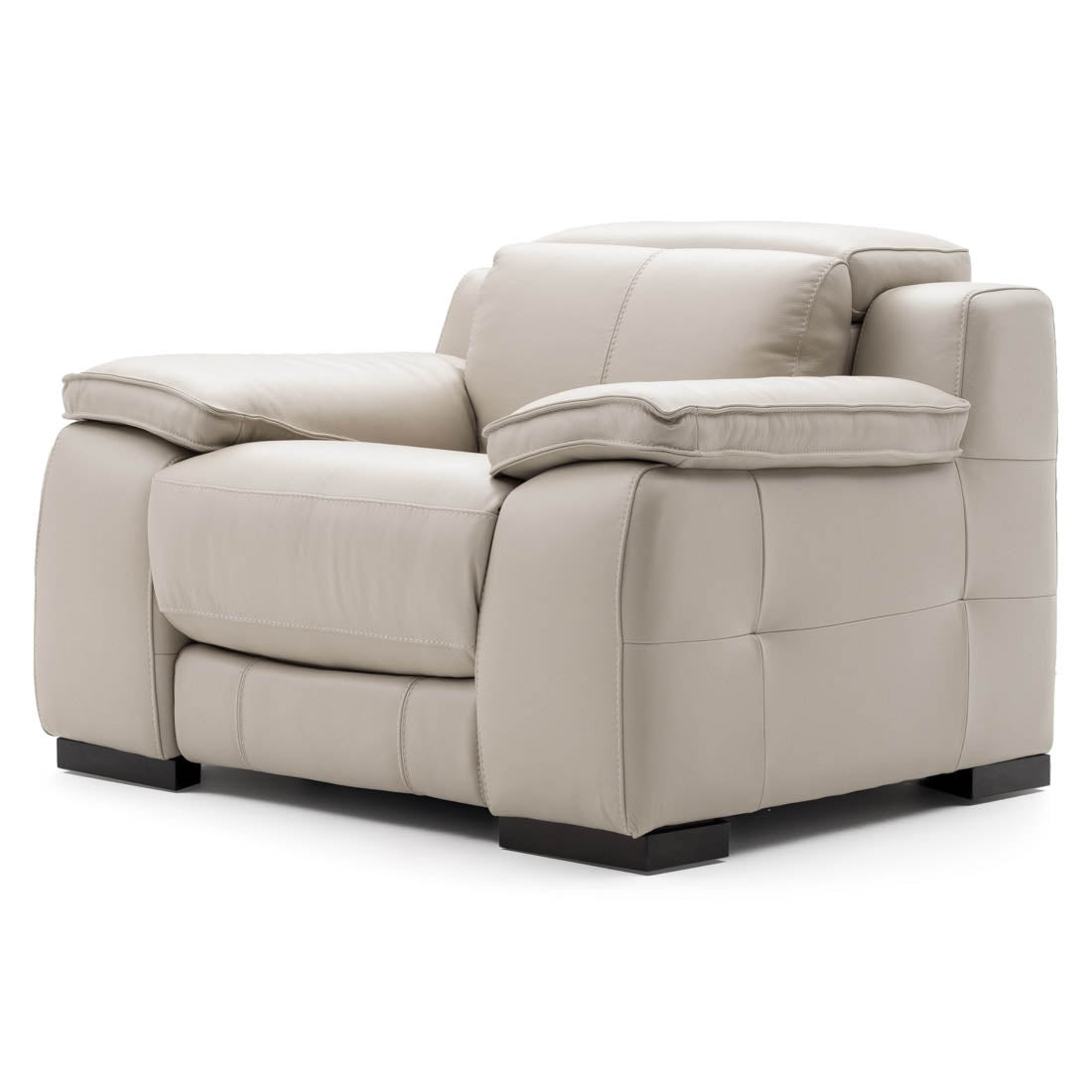 Nova Reclining Accent Chair Light Grey