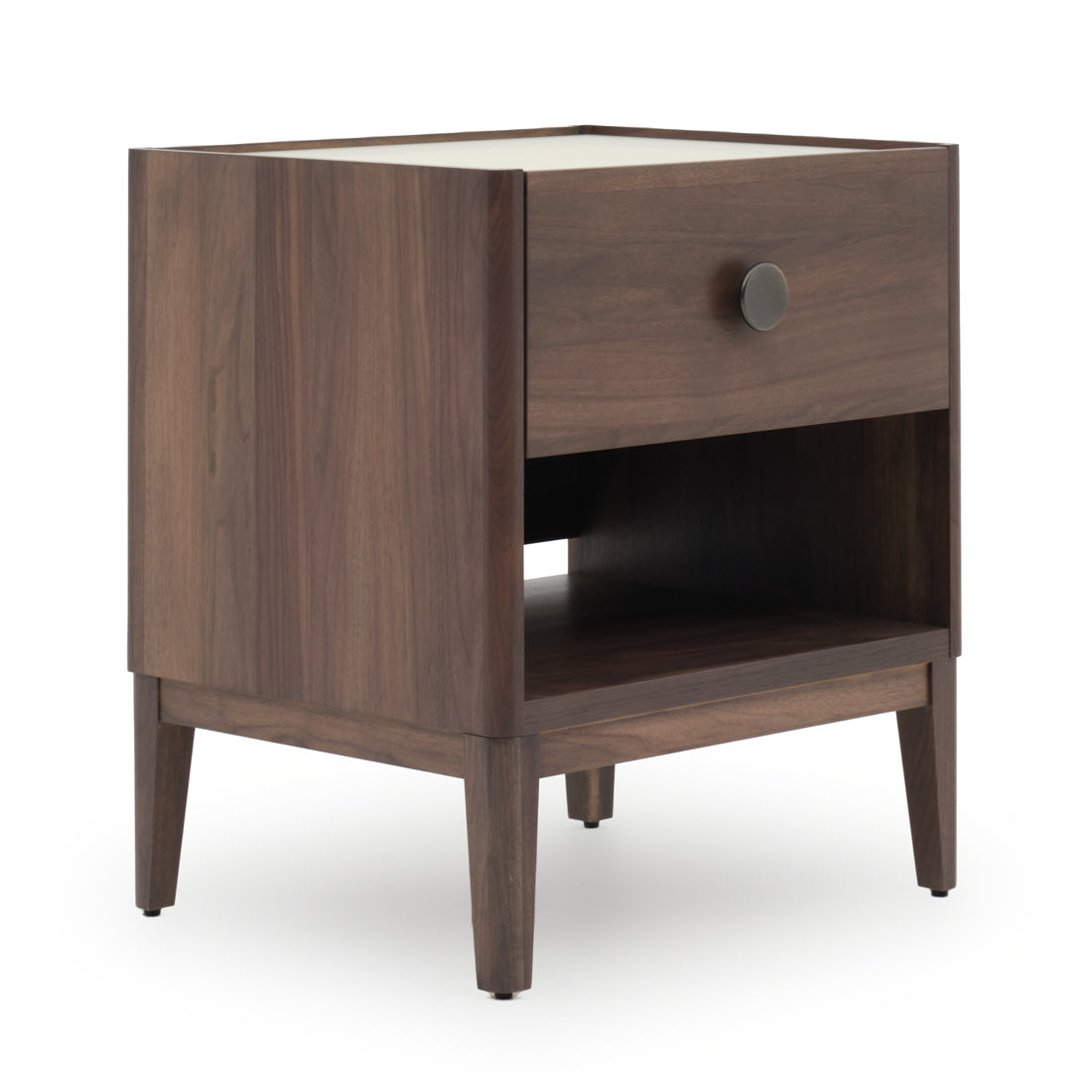 Nathaniel Left Nightstand Dark Brown