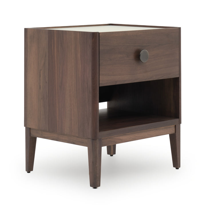 Nathaniel Left Nightstand Dark Brown