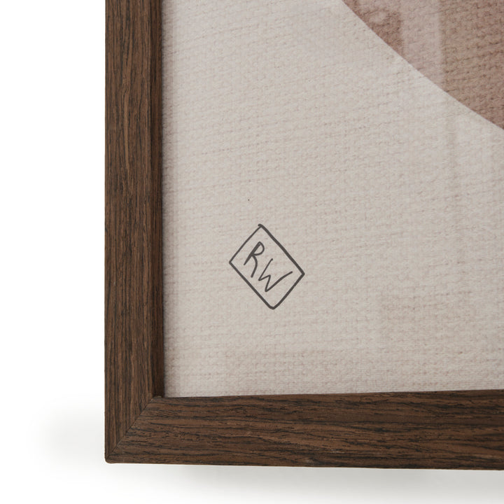 Wellem Painting on Canvas Light Brown